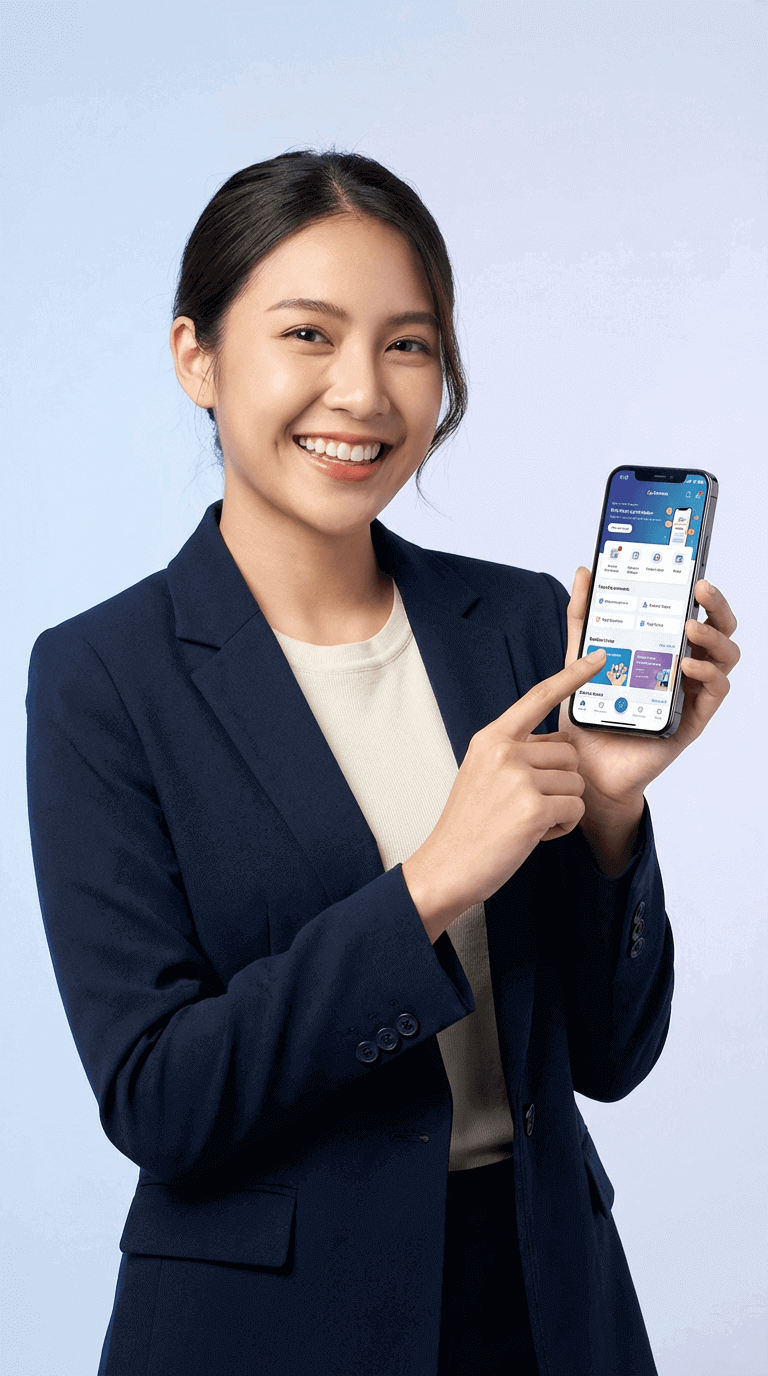 Elegant Portrait Turn template for AI video generation