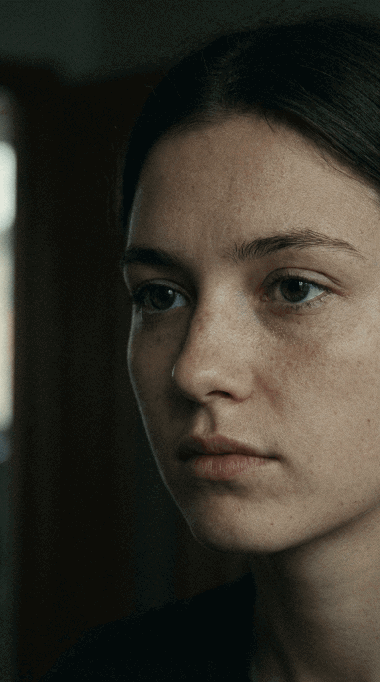 Emotional Close-up template for AI video generation